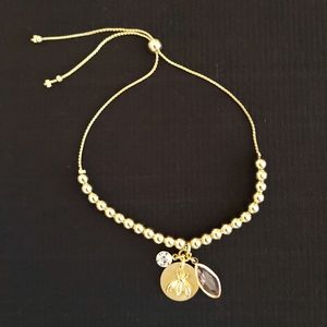 Mary Kay  " You Can Do It" Bead and Charm Bracelet  ( Adjustable )